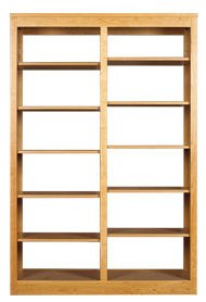 open bookcases